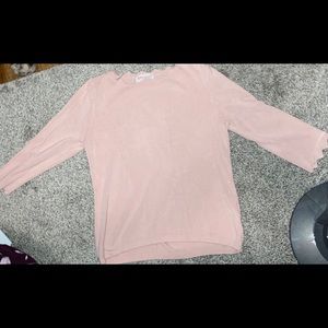 Pink half sleeve shirt